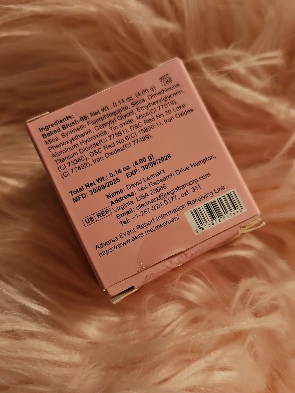 🆕️Orange Pink Micro Shimmer Blush
